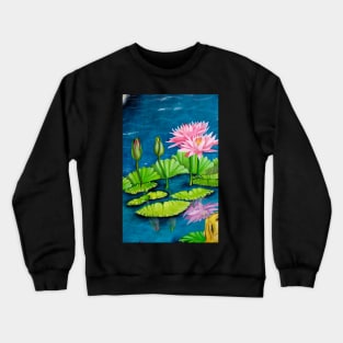 water lilies Crewneck Sweatshirt